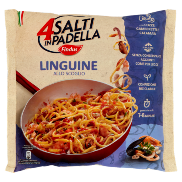 4 Salti in Padella Findus Linguine allo Scoglio 550 g