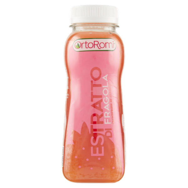 OrtoRomi Estratto di Fragola ananas e mela 250 ml