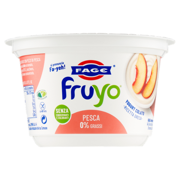 Fage fruyo Pesca 0% Grassi 150 g