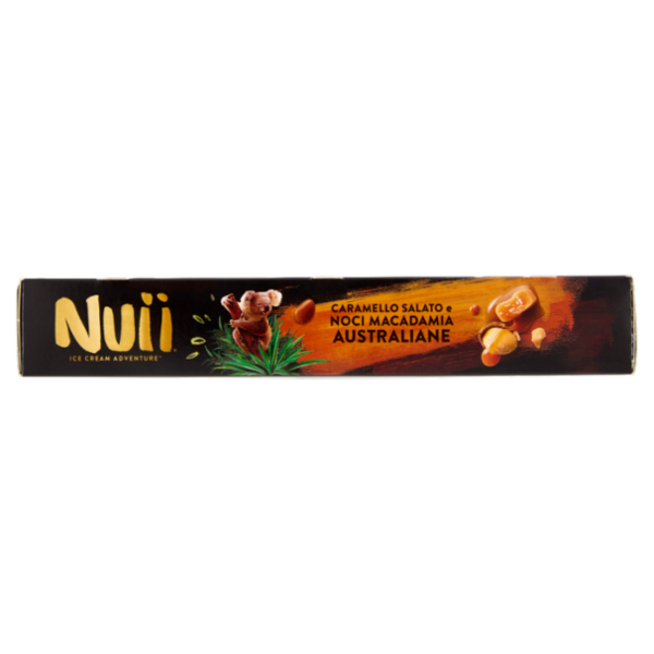 NUII Caramello Salato e Noci Macadamia Australiane 4 x 68 g