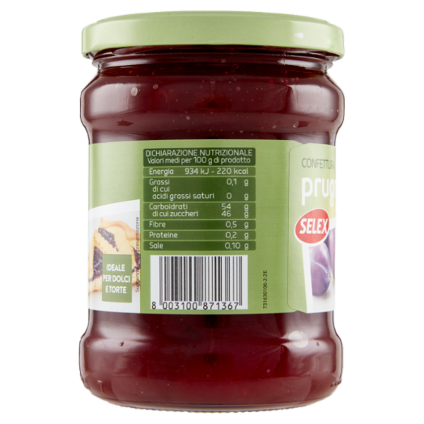 Selex Confettura di Prugne 600 g