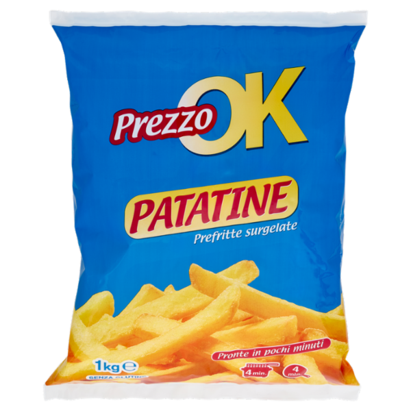 Prezzo OK Patatine Classic Patatine fritte surgelate 1 kg