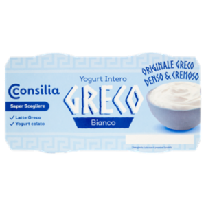 Consilia Saper Scegliere Yogurt Intero Greco Bianco 2 x 150 g