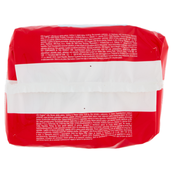 Huggies ultra comfort Pannolini 6 15-30 Kg 14 pz