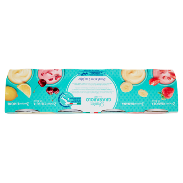 Granarolo Yogurt Limone, Ciliegia in pezzi, Banana, Fragola in pezzi 8 x 125 g
