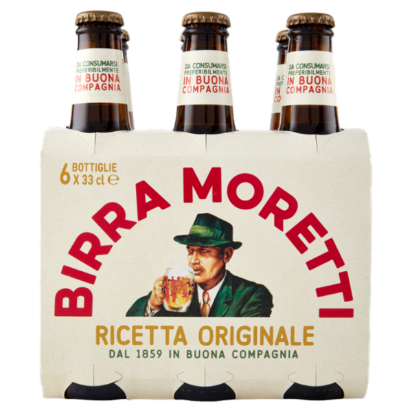 Birra Moretti Ricetta Originale 6 x 33 cl