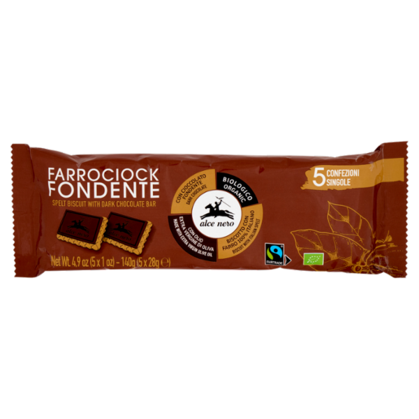 alce nero Farrociock Fondente 5 x 28 g
