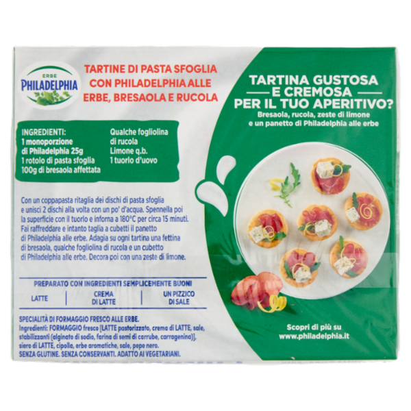 Philadelphia formaggio fresco spalmabile alle Erbe - 6x25g