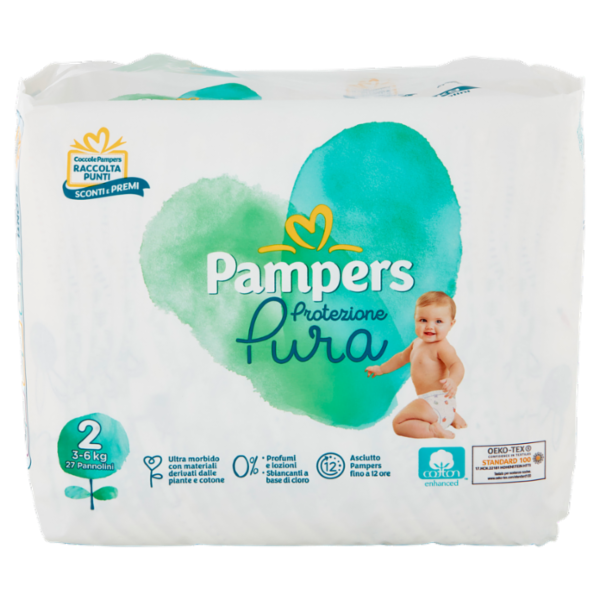 Pampers Protezione Pura 2 27 pz