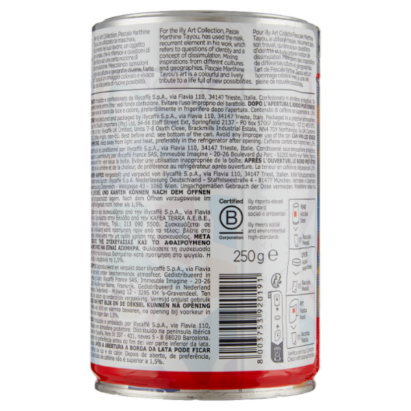 illy Art Collection Classico Caffè Tostato Macinato per Espresso 250 g