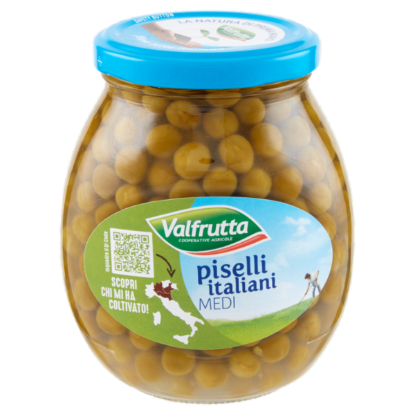 Valfrutta piselli italiani Medi 360 g