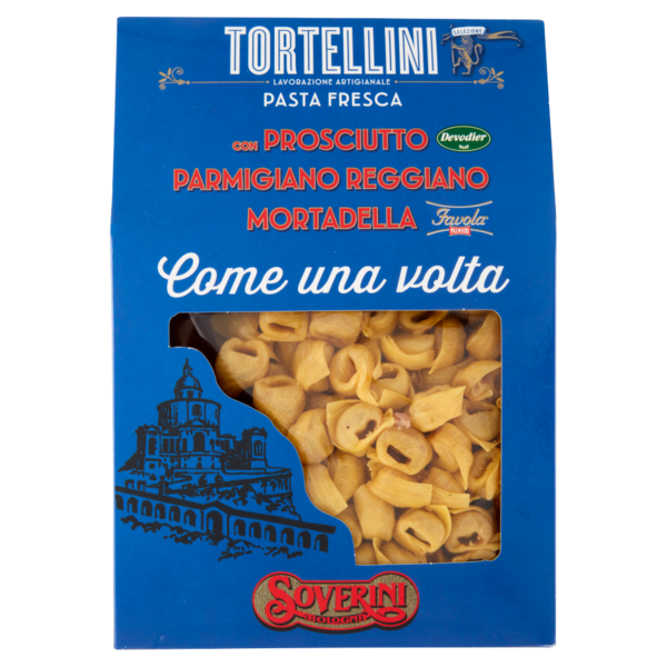 Soverini Tortellini con Prosciutto Devodier Parmigiano Reggiano Mortadella 250 g