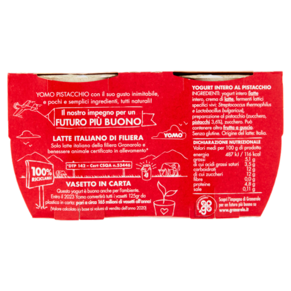 Yomo Intero Pistacchi 2 x 125 g