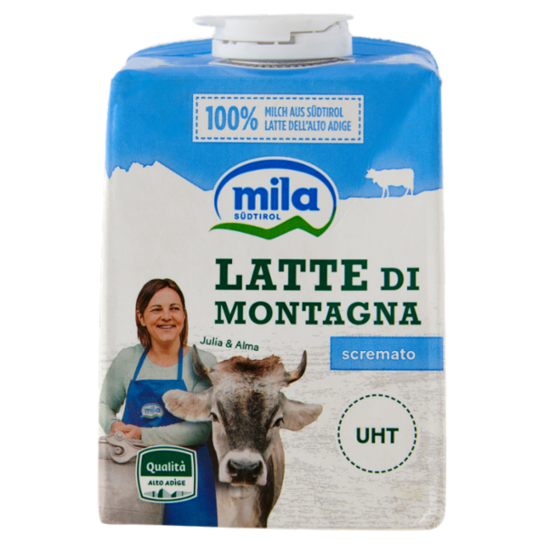 mila Latte di montagna UHT scremato 500 ml