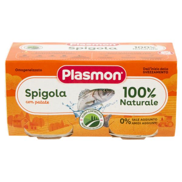 Plasmon Omogeneizzato Spigola con patate 2 x 80 g