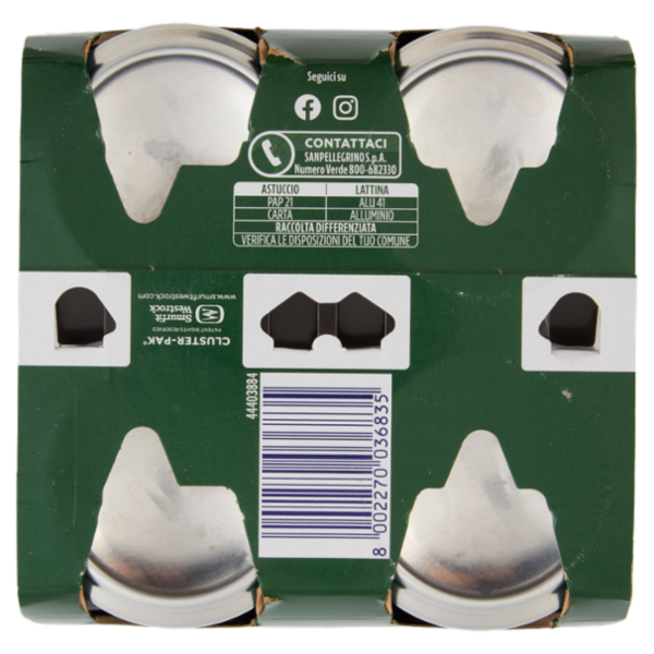 SANPELLEGRINO Naturali Aranciata Amara 33cl x 4