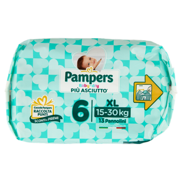 Pampers Baby-dry XL 13 pz