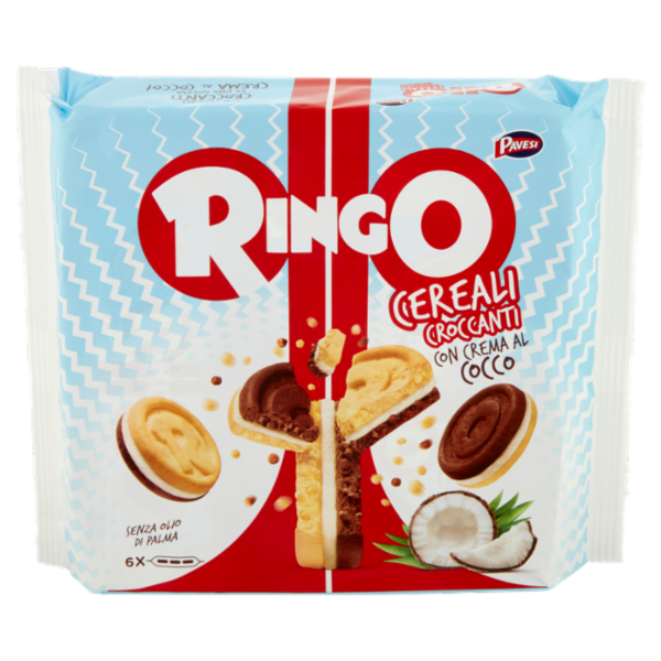 Barilla Ringo cereali croccanti con crema al cocco 156g