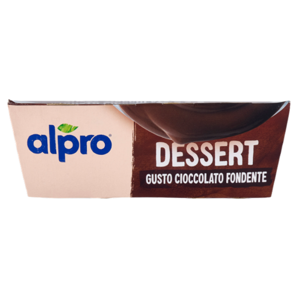 alpro Dessert 100% Vegetale al gusto Cioccolato Fondente 4x125 g