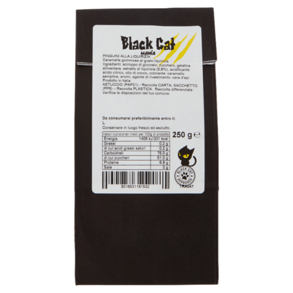 Mania Black Cat Liquorice Selection 250 g