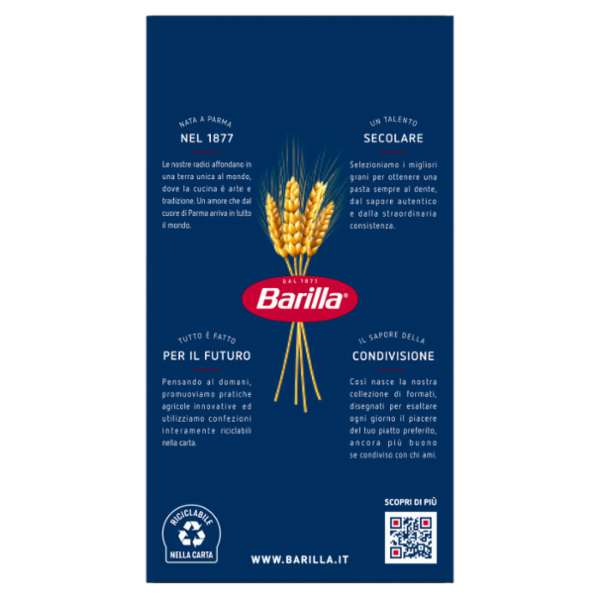 Barilla Pasta Midolline n.24 100% Grano Italiano 500 g