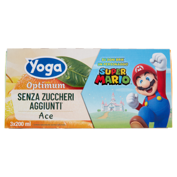 Yoga Optimum Senza Zuccheri Aggiunti* Ace 3 x 200 m