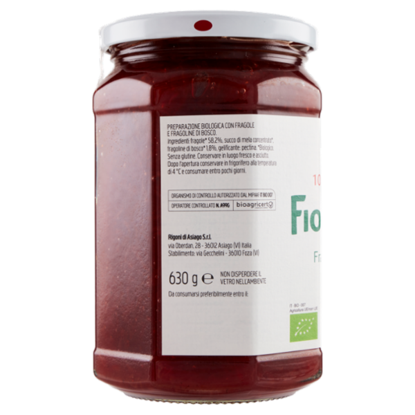 Rigoni di Asiago Fiordifrutta Fragole e fragoline di bosco bio 630 g