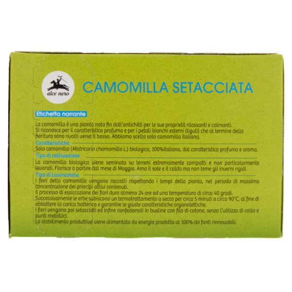 alce nero Camomilla Setacciata 20 x 1 g