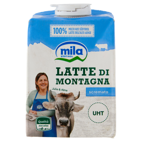 mila Latte di montagna UHT scremato 500 ml