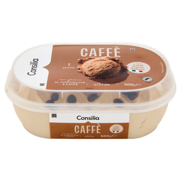 Consilia Gelato Caffè con Grani al Caffè 500 g