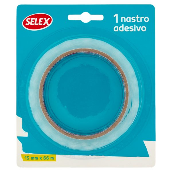 Selex Nastro Adesivo 15 mm x 66 m Trasparente