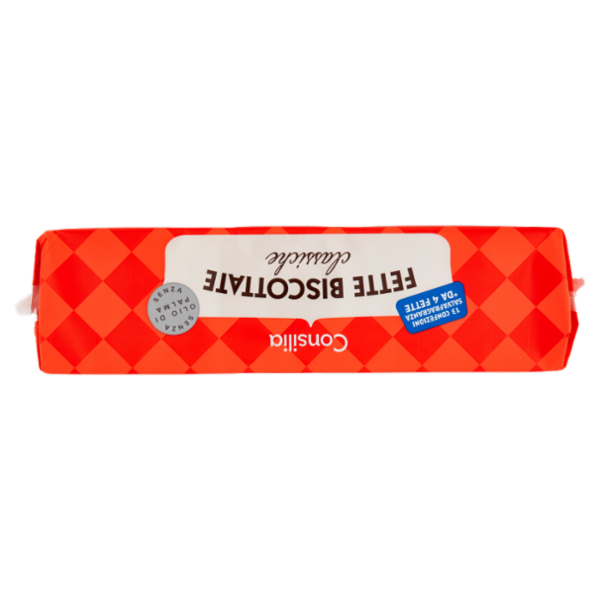 Consilia Fette Biscottate Classiche in Confezioni Salvafreschezza 13x4 fette 460 g