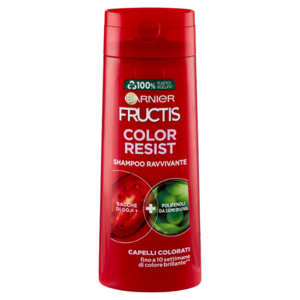 Garnier Shampoo Fructis Color Resist, Ideale per Capelli Colorati