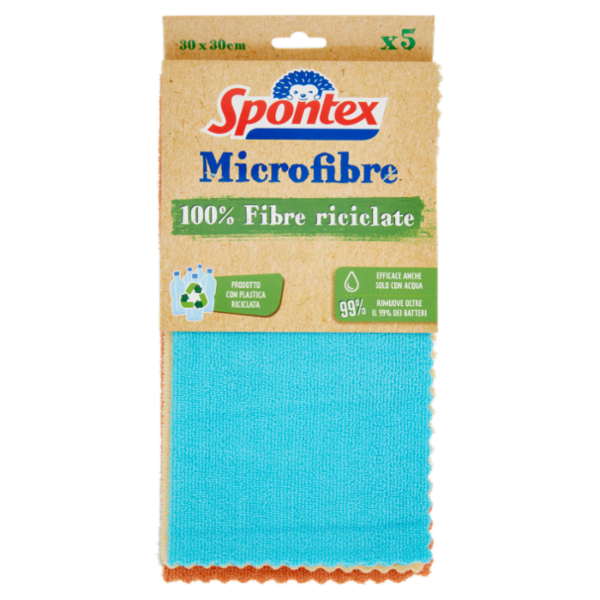 Spontex Microfibre Eco x5