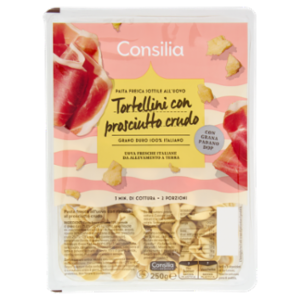 Consilia Scelte Premium Tortellini Con Prosciutto Crudo e Grana Padano 250 g