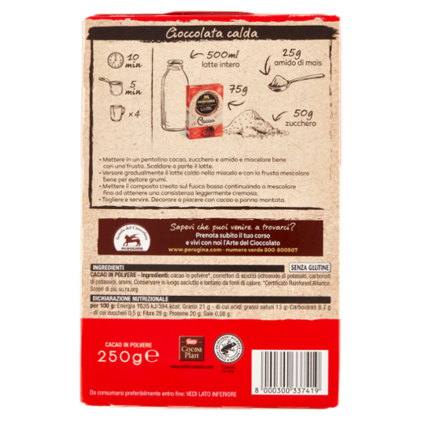 PERUGINA Cacao Amaro in Polvere 250g