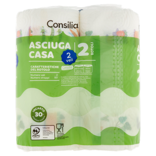 Consilia Asciuga Casa 2 Veli 2 rotoli
