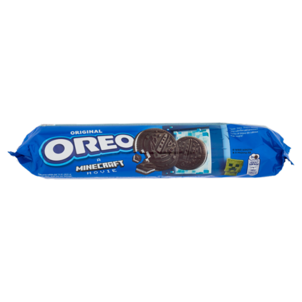 Oreo Original, biscotti al cacao magro ripieni di crema al gusto vaniglia - 154 g