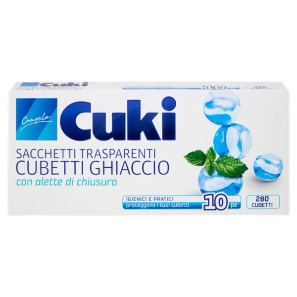 Cuki Congela Cubetti Ghiaccio (10 pezzi - 280 cubetti)