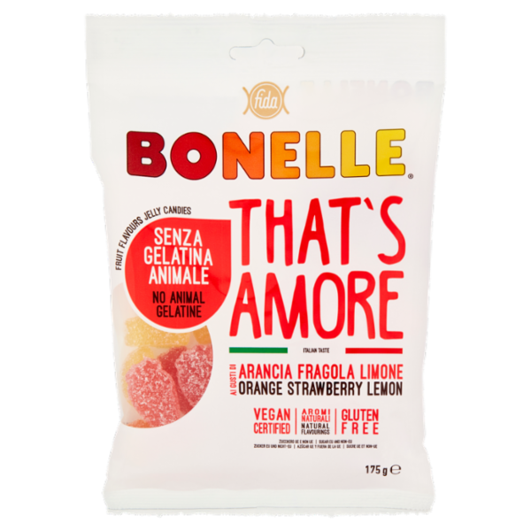 Bonelle That's Amore ai Gusti di Arancia, Fragola, Limone 175 g