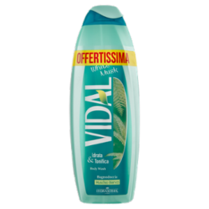 Vidal White Musk Bagnodoccia Muschio Bianco 2 x 750 Ml