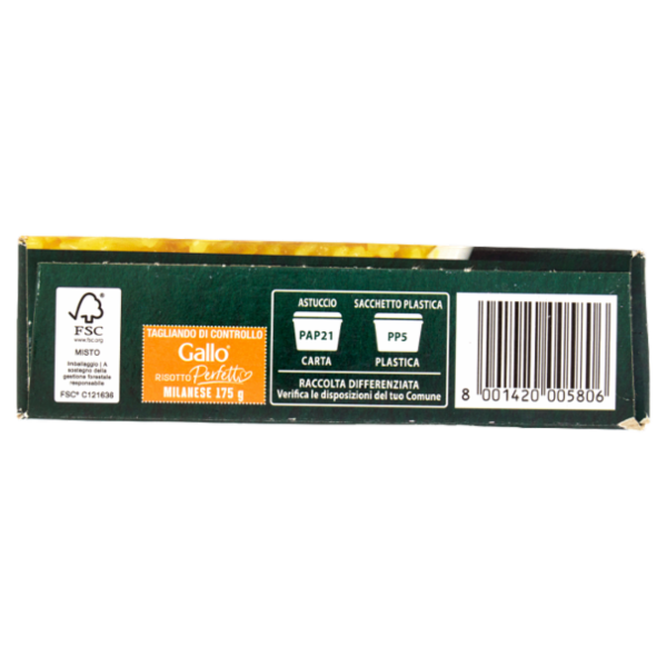 Gallo Risotto Perfetto Milanese 175 g