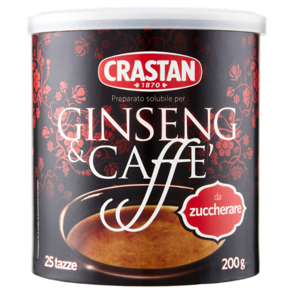 Crastan Preparato solubile per Ginseng & Caffè da zuccherare 200 g