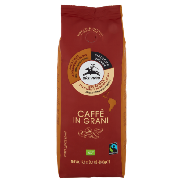 alce nero Caffè in Grani 100% Arabica 500 g