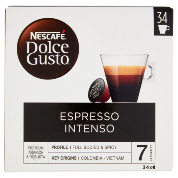 NESCAFÉ DOLCE GUSTO Espresso Intenso Caffè espresso 34 capsule (34 tazze)