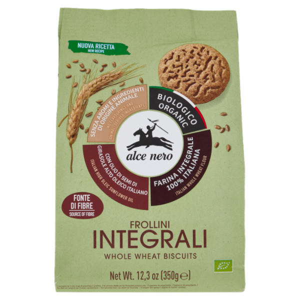alce nero Frollini Integrali 350 g