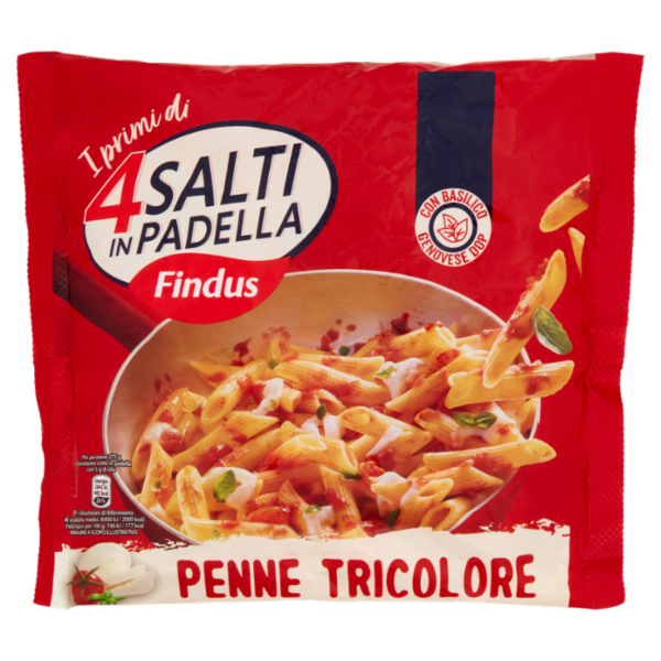 4 Salti in Padella Findus Penne Tricolore 550 g