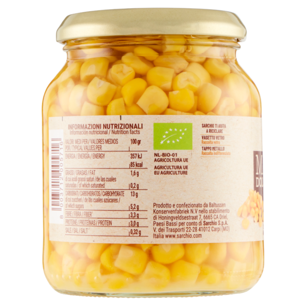 Sarchio Mais Dolce Biologico 360 g