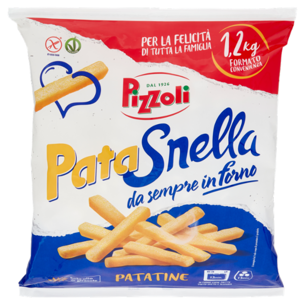 Pizzoli PataSnella Patatine 1,2 Kg