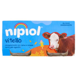 Nipiol Vitello Omogeneizzato Con Vitello e Cereale 2 x 80 g